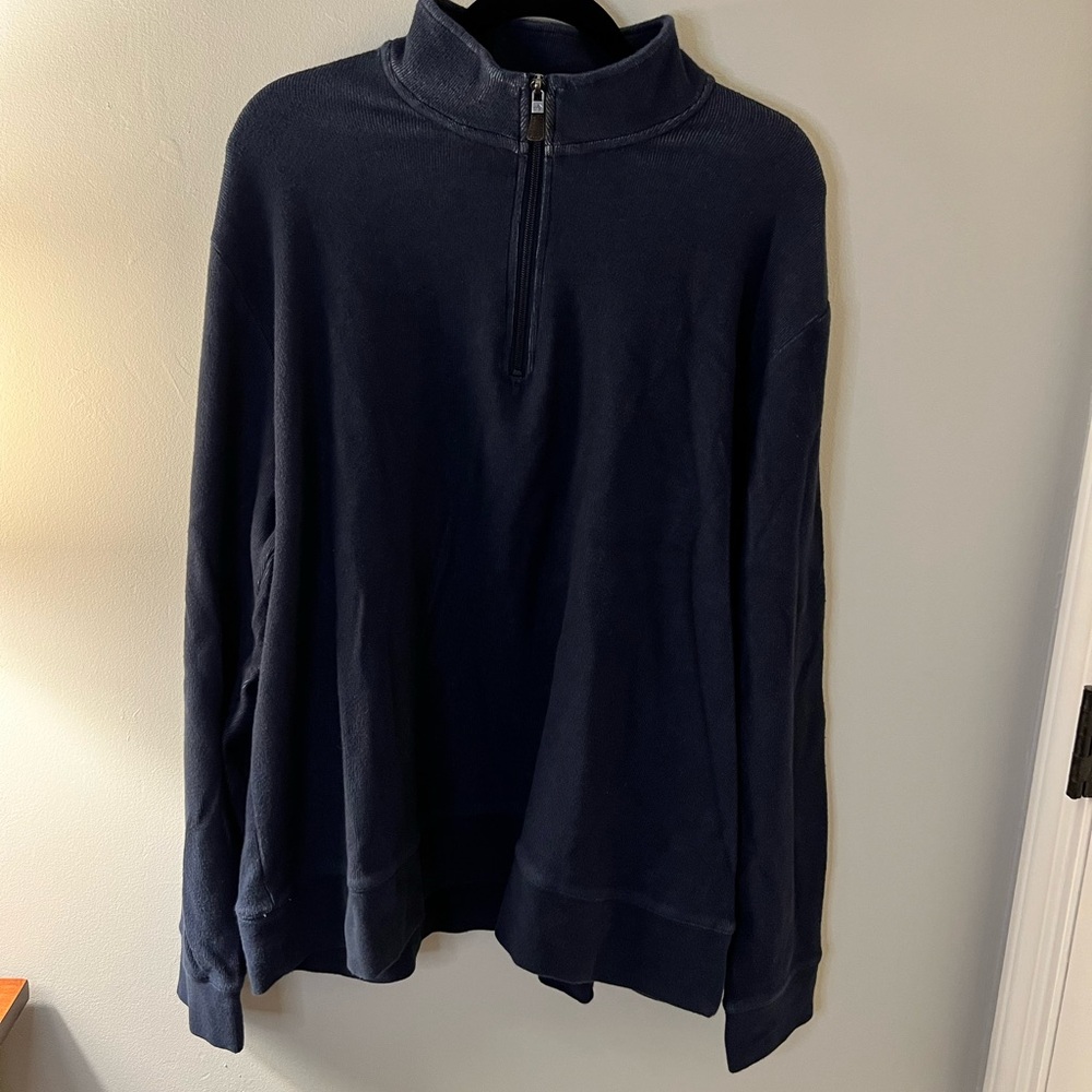 Orvis Men’s Black sweater 3/4 zip XXL